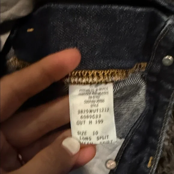 Polo by Ralph Lauren Blue Denim Pencil Skirt - Picture 6 of 6